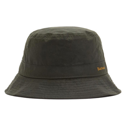 Barbour Hats Belsay Waxed Cotton Bucket Hat - Fern