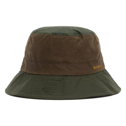 Barbour Hats Brackley Waxed Cotton Bucket Hat - Fern