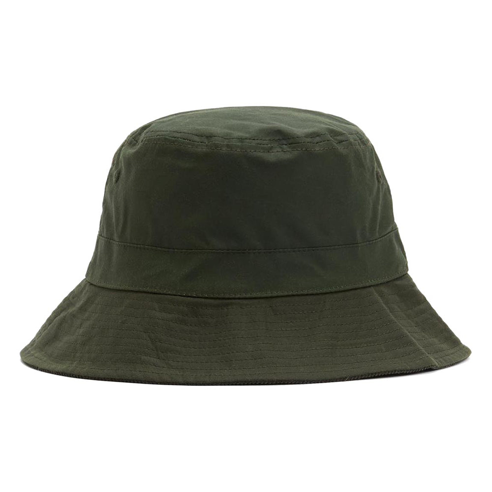 Barbour Hats Brackley Waxed Cotton Bucket Hat - Fern