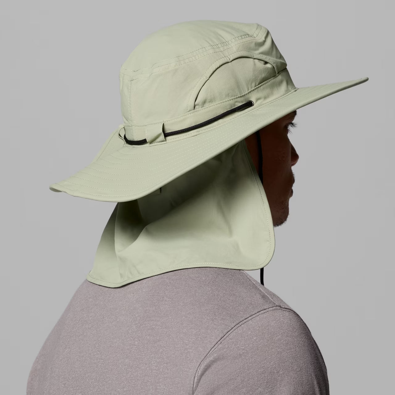 Columbia Hats Coolhead Zero IV Boonie Hat with Flap - Light Olive
