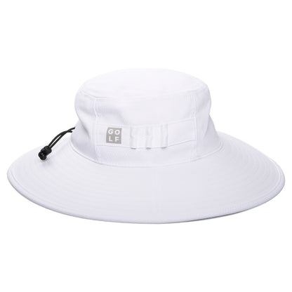 Adidas Hats Golf Crest Climacool Recycled Boonie Hat - White