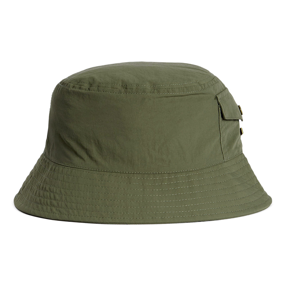 Barbour Hats Tracker Showerproof Bucket Hat - Light Olive