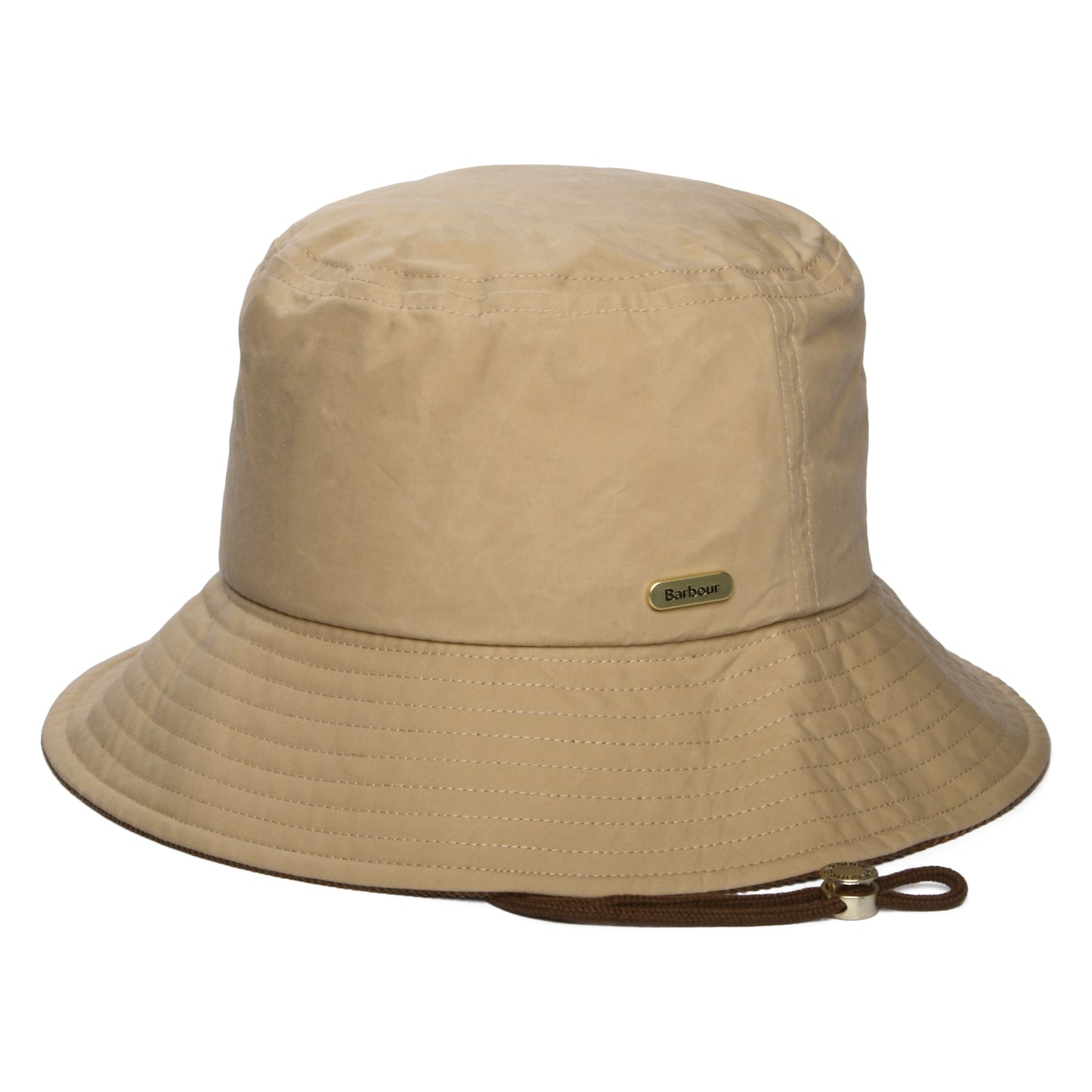 Barbour Hats Asker Showerproof Cotton Bucket Hat - Tan