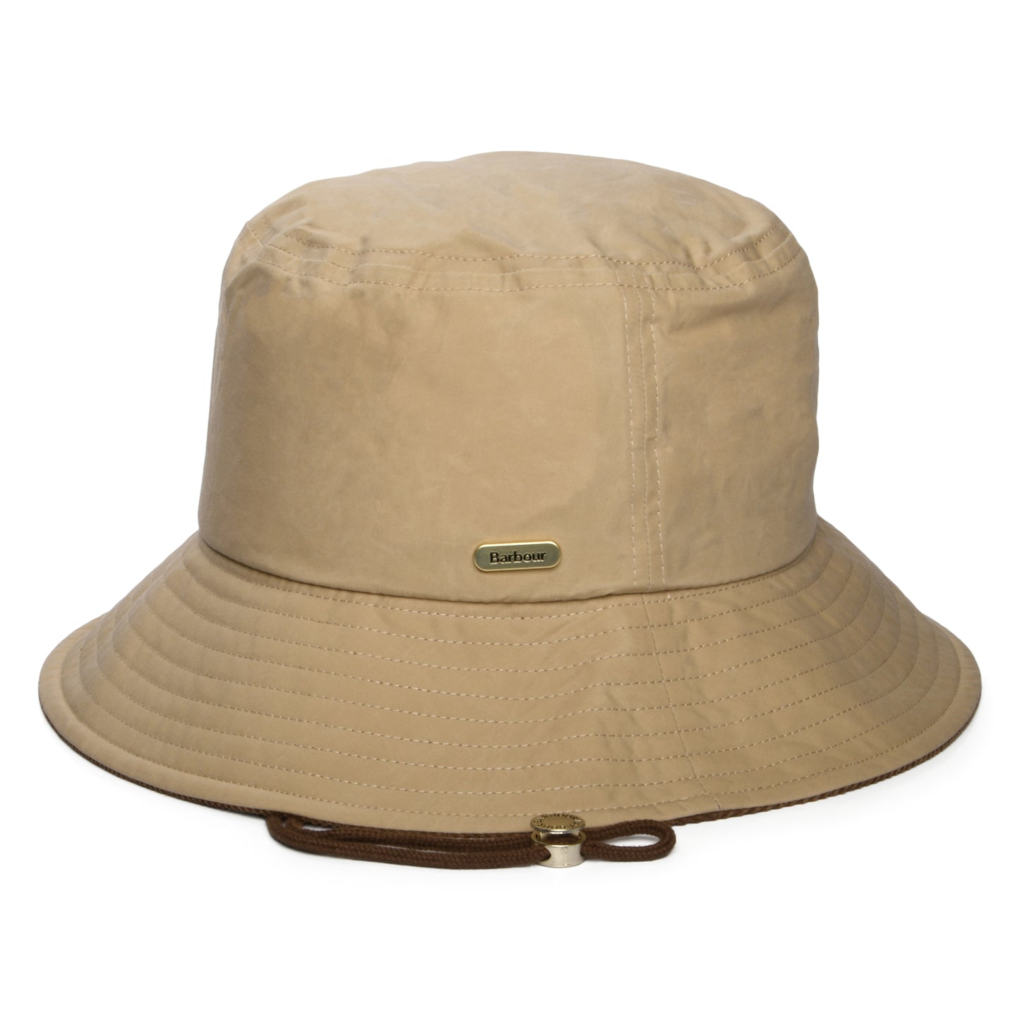 Barbour Hats Asker Showerproof Cotton Bucket Hat - Tan
