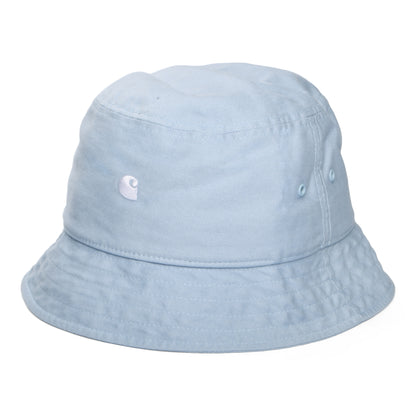 Carhartt WIP Hats Madison Logo Cotton Twill Bucket Hat - Ice Blue