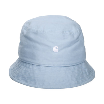Carhartt WIP Hats Madison Logo Cotton Twill Bucket Hat - Ice Blue
