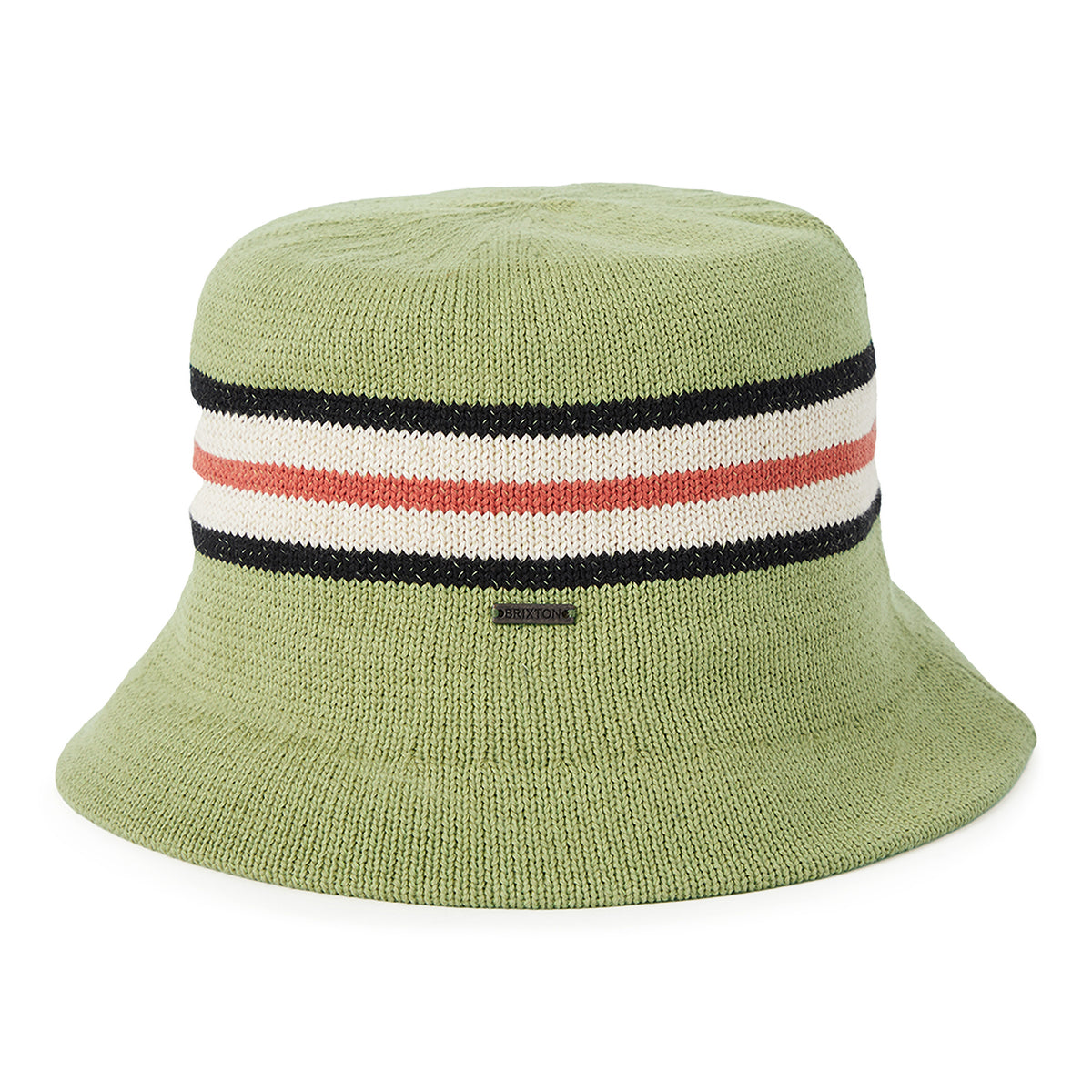 Brixton Hats Redding Knit Packable Bucket Hat - Green-Multi