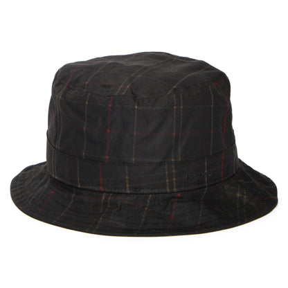 Barbour Hats Haydon Waxed Cotton Bucket Hat - Tartan