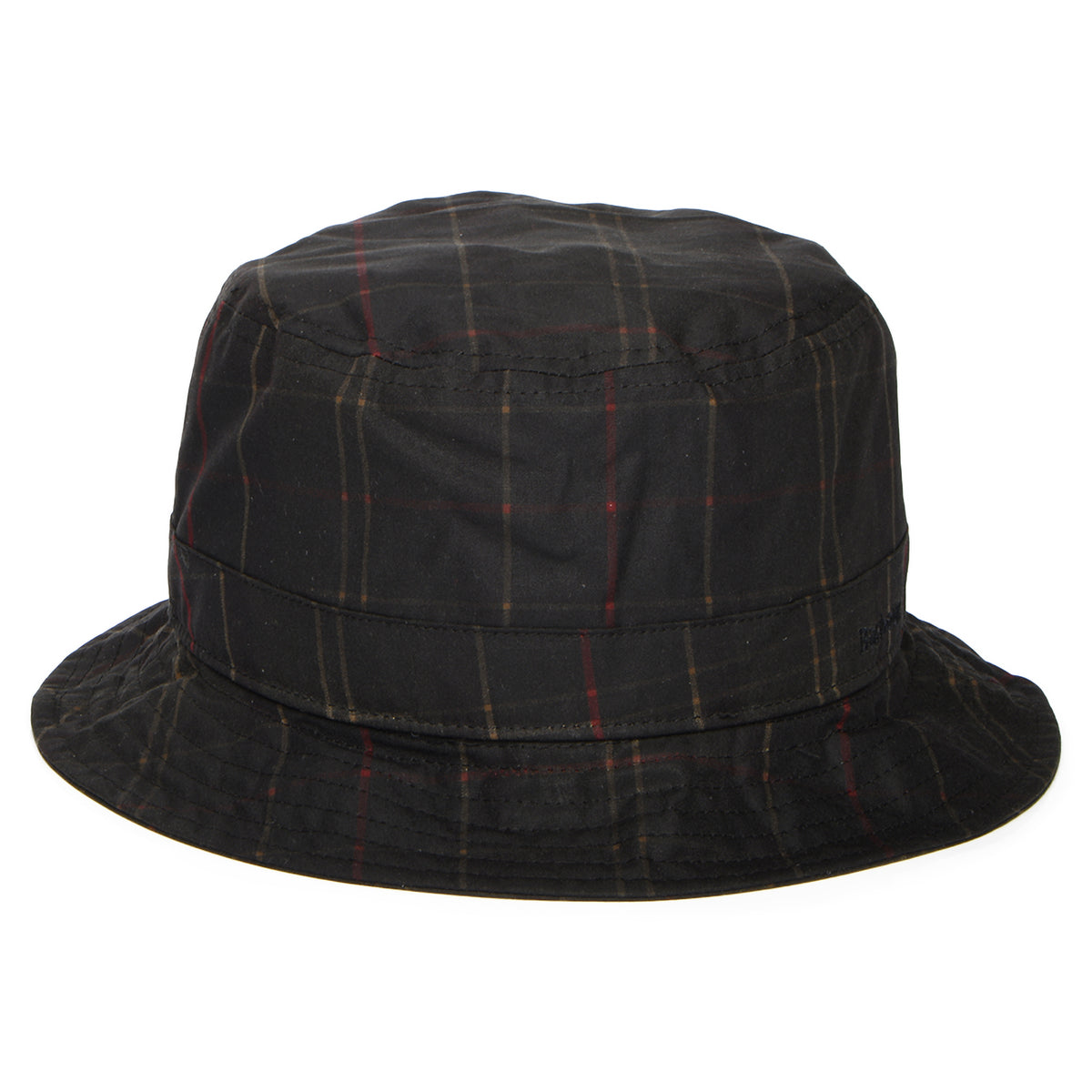 Barbour Hats Haydon Waxed Cotton Bucket Hat - Tartan