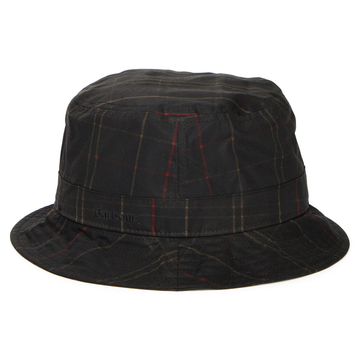 Barbour Hats Haydon Waxed Cotton Bucket Hat - Tartan