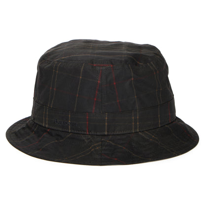 Barbour Hats Haydon Waxed Cotton Bucket Hat - Tartan