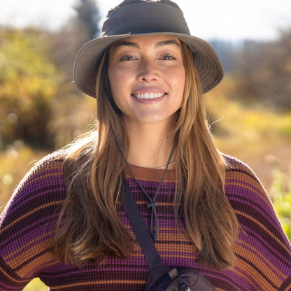 Sunday Afternoons Hats Solar Recycled Water Repellent Bucket Hat - Taupe