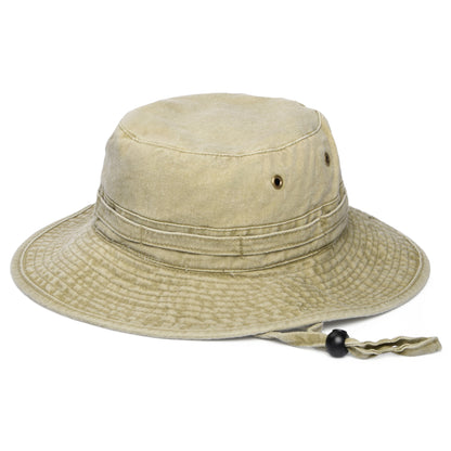 Jaxon & James Packable Cotton Boonie Hat - Khaki
