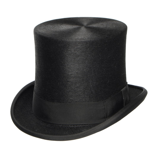 Denton Hats Melusine Fur Felt Tall Top Hat - Black