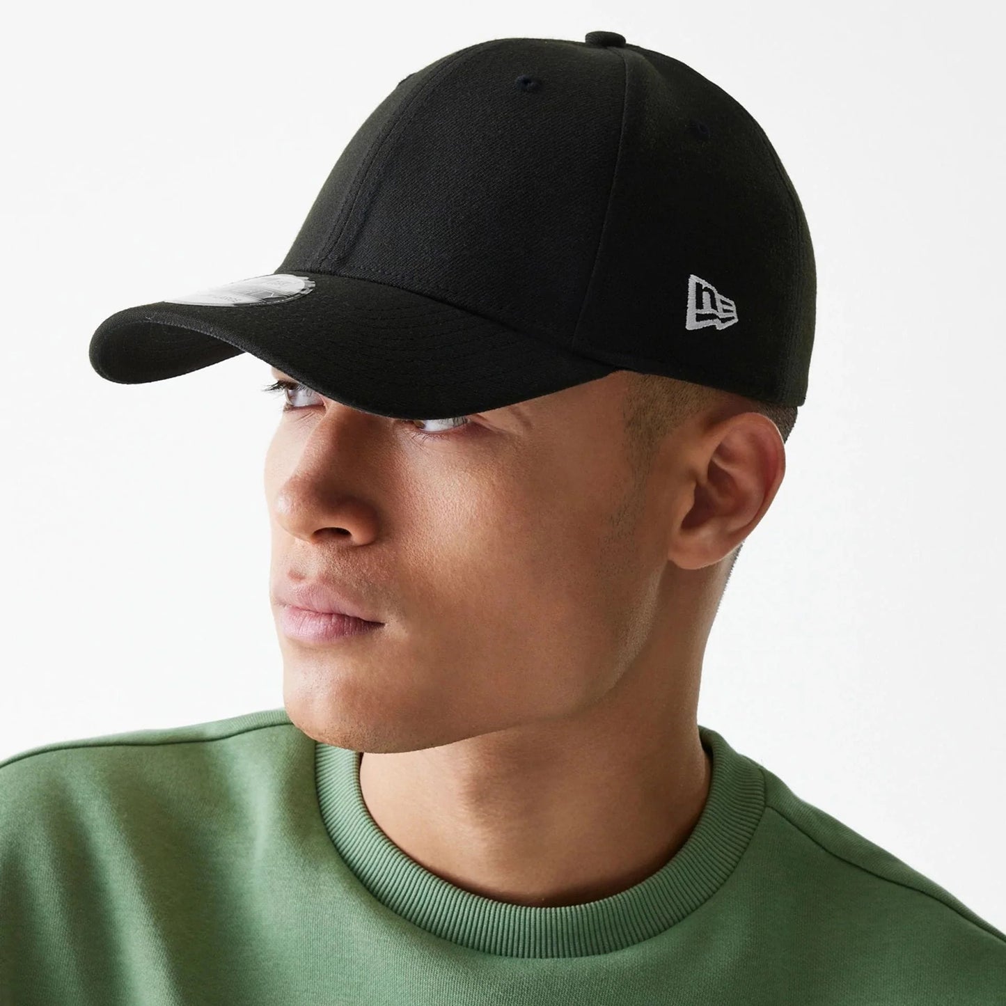 New Era 39THIRTY Blank Baseball Cap - Flag Collection - Black