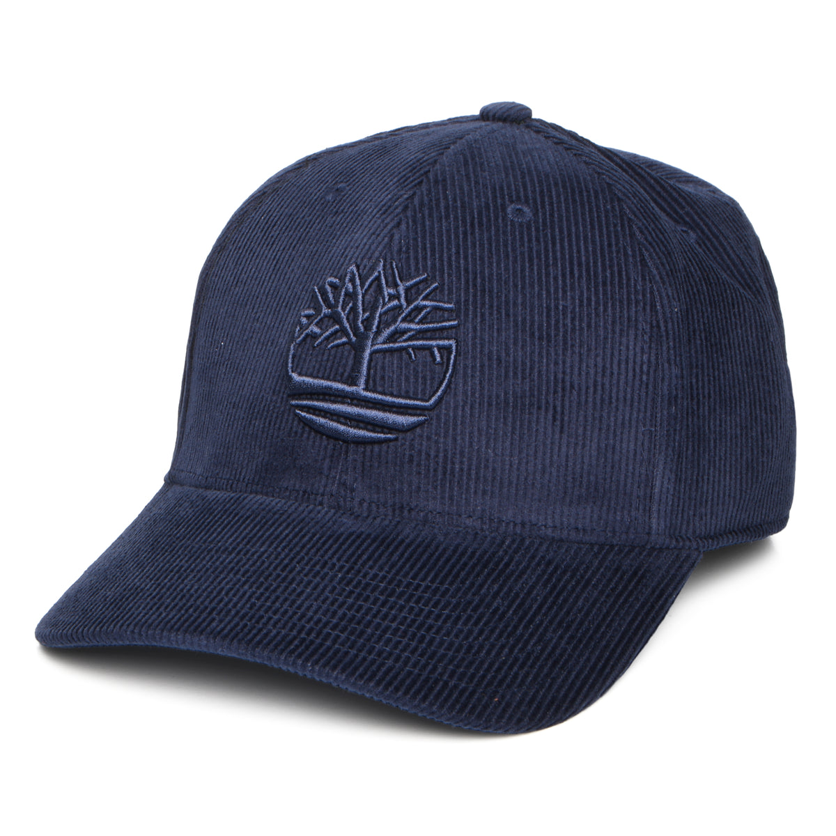 Timberland Hats Corduroy Logo Baseball Cap - Navy Blue