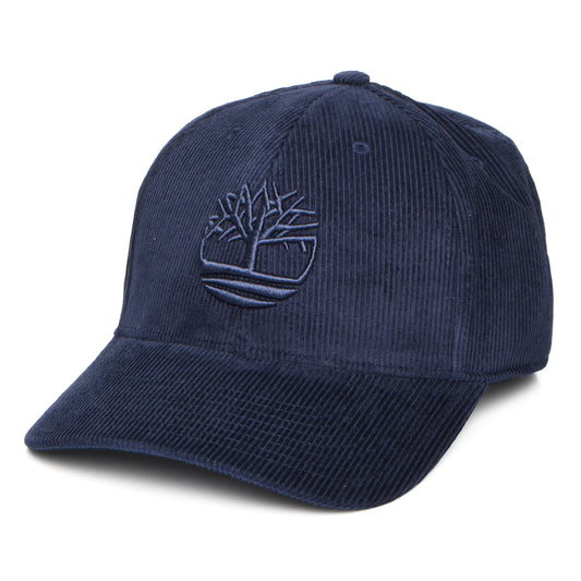 Timberland Hats Corduroy Logo Baseball Cap - Navy Blue