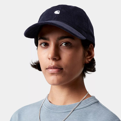 Carhartt WIP Hats Harlem Corduroy Baseball Cap - Dark Navy