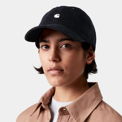 Carhartt WIP Hats Harlem Corduroy Baseball Cap - Black