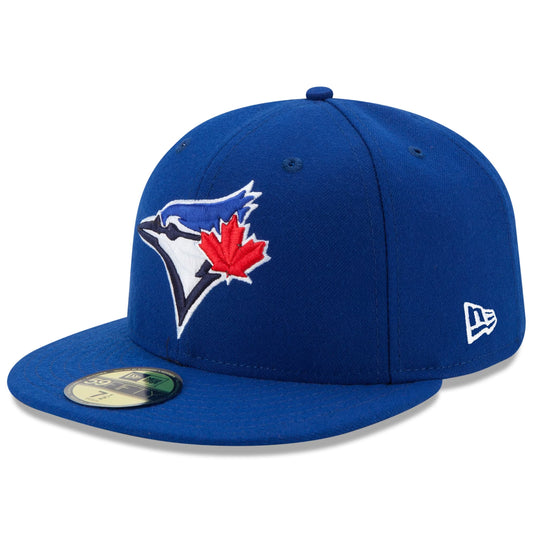 New Era 59FIFTY Toronto Blue Jays Baseball Cap - MLB On Field AC Perf - Blue