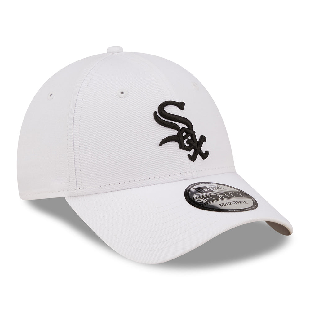 New Era 9FORTY Chicago White Sox Baseball Cap - MLB League Essential - White-Black