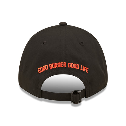 New Era 9FORTY Burger Repreve Baseball Cap - NE Food Icon - Black
