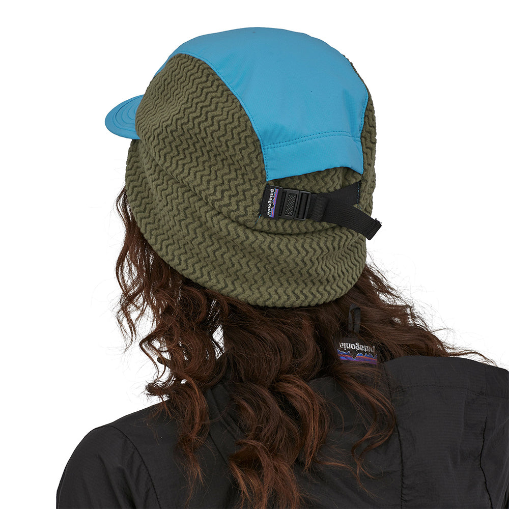 Patagonia Hats Winter Duckbill Baseball Cap With Earflaps - Blue-Grey