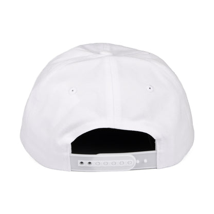 New Balance Hats Curved Brim Snapback Cap - White-Blue