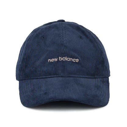 New Balance Hats Washed Corduroy Baseball Cap - Navy Blue