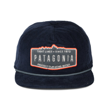 Patagonia Hats Ridgecrest Fly Catcher Corduroy Snapback Cap - Navy Blue