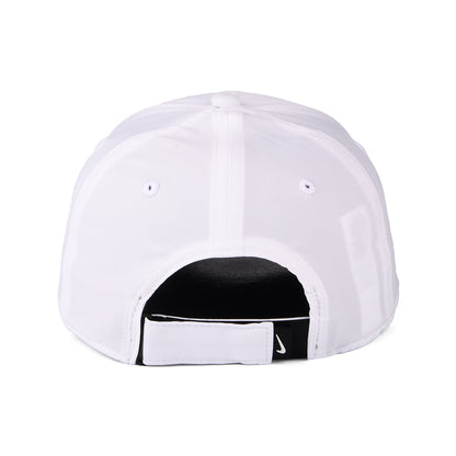 Nike Golf Hats Dri-FIT Structured Baseball Cap - White-Black