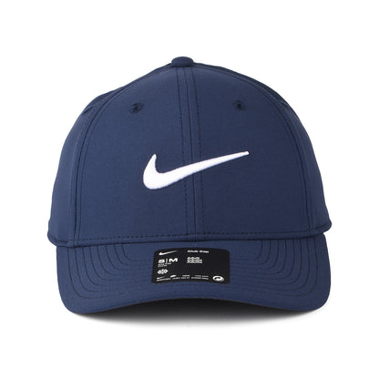 Nike Golf Hats Dri-FIT Structured Baseball Cap - Navy-White