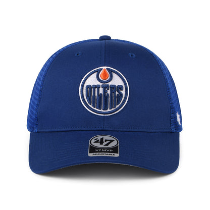 47 Brand Edmonton Oilers Trucker Cap - NHL Branson MVP - Royal Blue