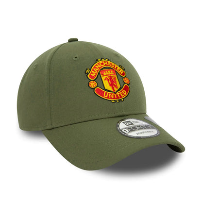 New Era 9FORTY Manchester United FC Baseball Cap - Repreve Seasonal Pop - Olive