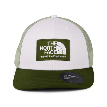 The North Face Hats Mudder Deep Fit Recycled Trucker Cap - White-Olive-Sage