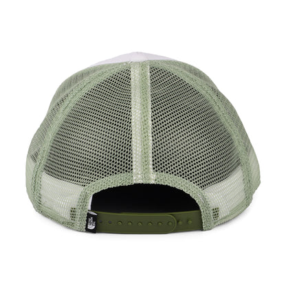 The North Face Hats Mudder Deep Fit Recycled Trucker Cap - White-Olive-Sage
