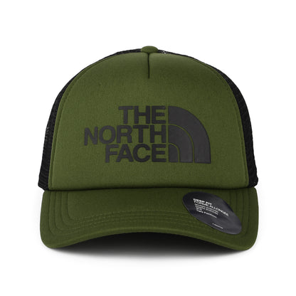 The North Face Hats TNF Logo Deep Fit Trucker Cap - Olive-Black