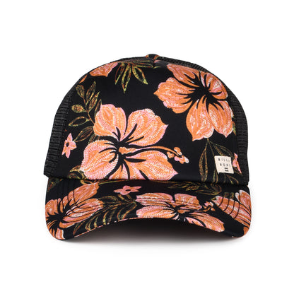 Billabong Hats Heritage Mashup Floral Trucker Cap - Black-Multi