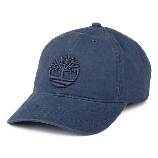 Timberland Hats Soundview Cotton Canvas Baseball Cap - Washed Blue