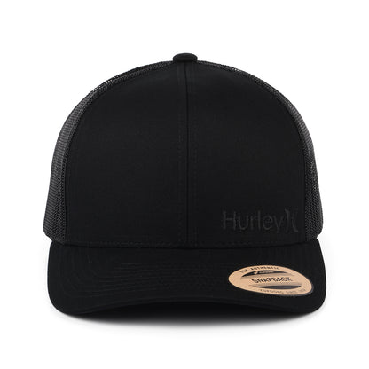 Hurley Hats Corp Staple Trucker Cap - Black On Black