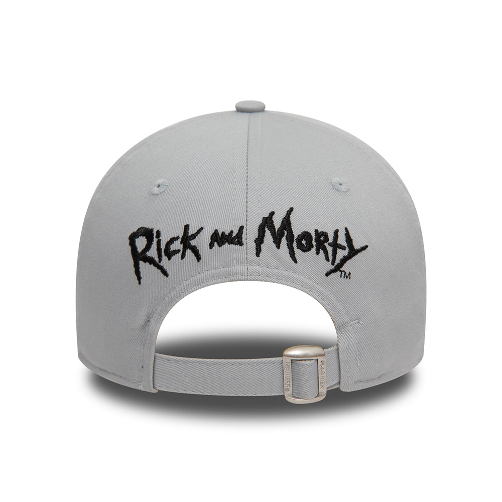 New Era 9FORTY Rick Sanchez Baseball Cap - Rick And Morty Character - Light Grey