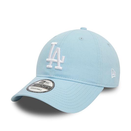 New Era 9TWENTY L.A. Dodgers Baseball Cap - MLB League Essential - Ice Blue-White
