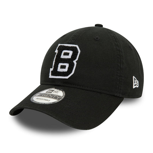 New Era 9TWENTY Brooklyn Dodgers Baseball Cap - MLB Varsity Cooperstown - Black
