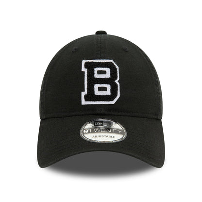 New Era 9TWENTY Brooklyn Dodgers Baseball Cap - MLB Varsity Cooperstown - Black