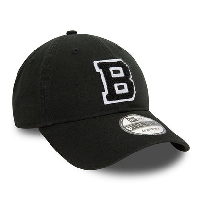 New Era 9TWENTY Brooklyn Dodgers Baseball Cap - MLB Varsity Cooperstown - Black