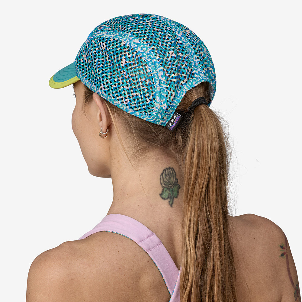 Patagonia Hats Sea Texture Duckbill Recycled 5 Panel Cap - Teal-Multi