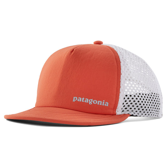 Patagonia Hats Duckbill Shorty Recycled Trucker Cap - Chili Red-White