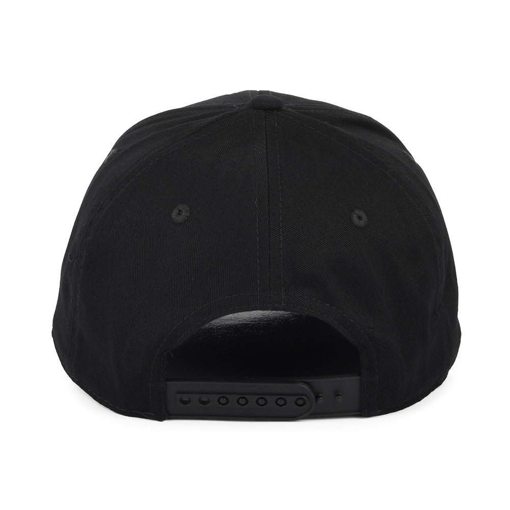 New Balance Hats Structured Cotton Twill Snapback Cap - Black