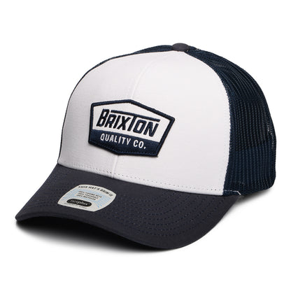 Brixton Hats Regal NetPlus MP Trucker Cap - White-Washed Navy