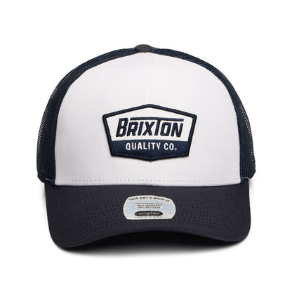 Brixton Hats Regal NetPlus MP Trucker Cap - White-Washed Navy